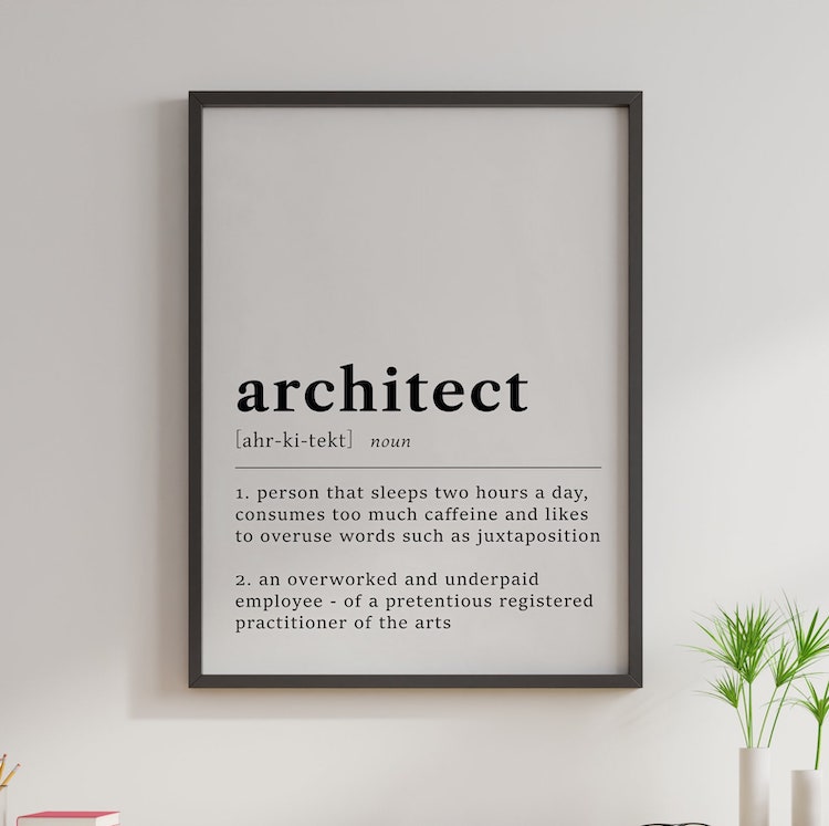 Architect Definition Print 