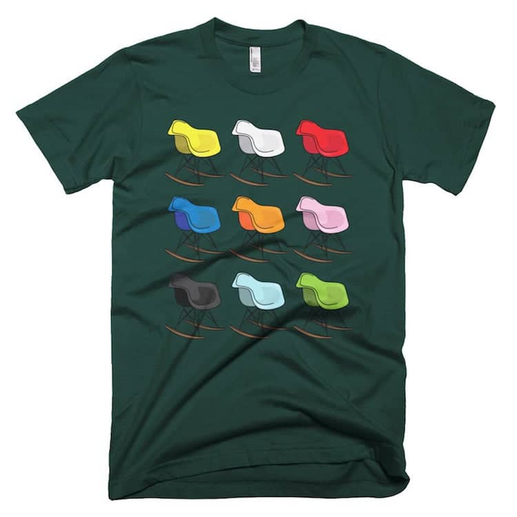 Charles Eames Color Rocking Chairs Shirt