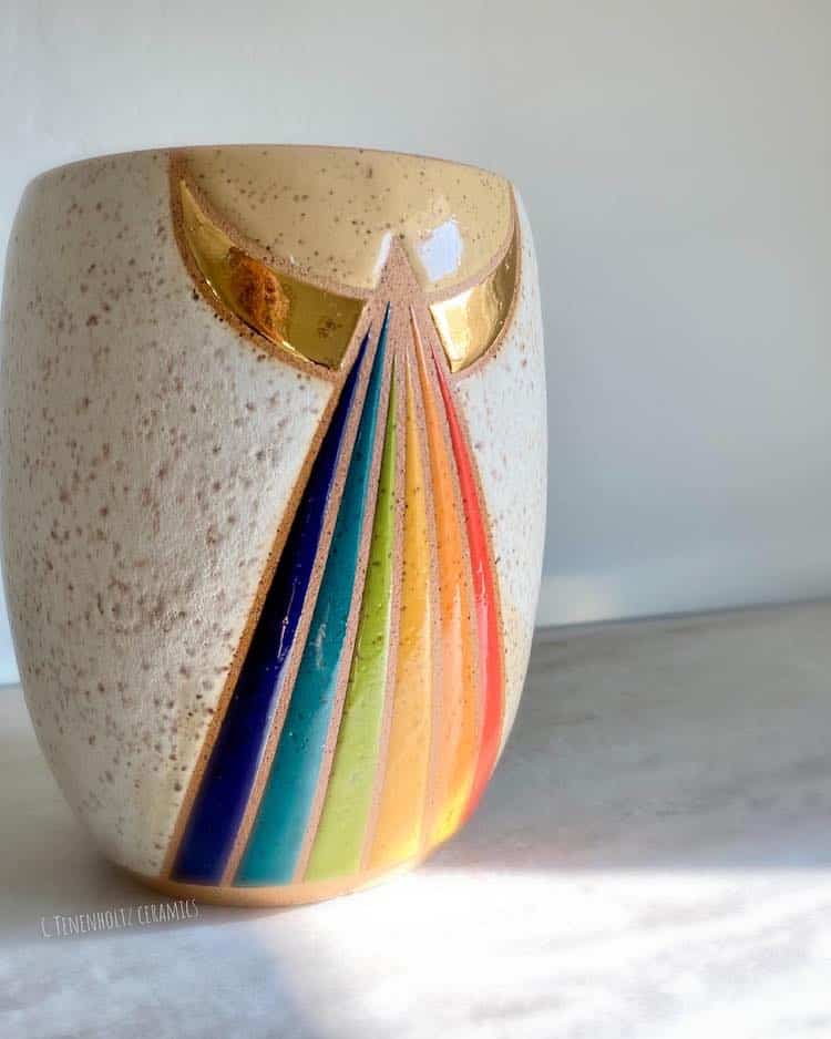 Rainbow Ceramics by Christine Tenenholtz