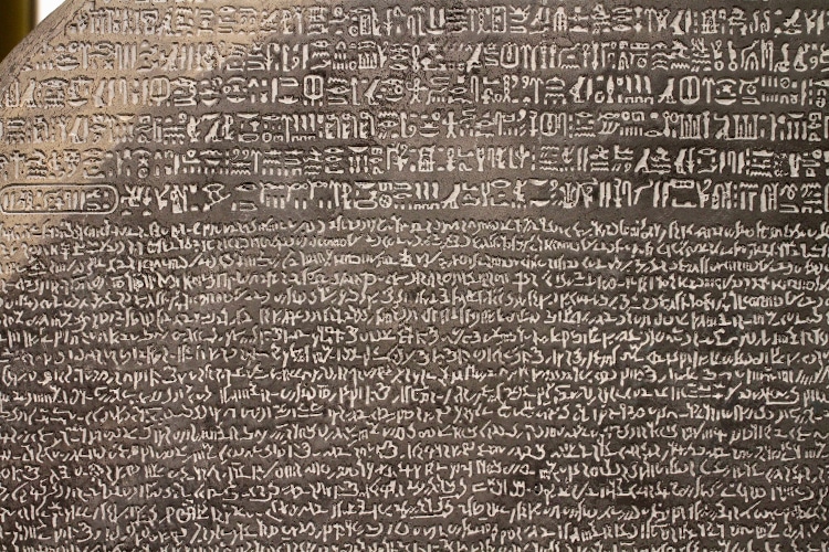 Rosetta Stone Close Up