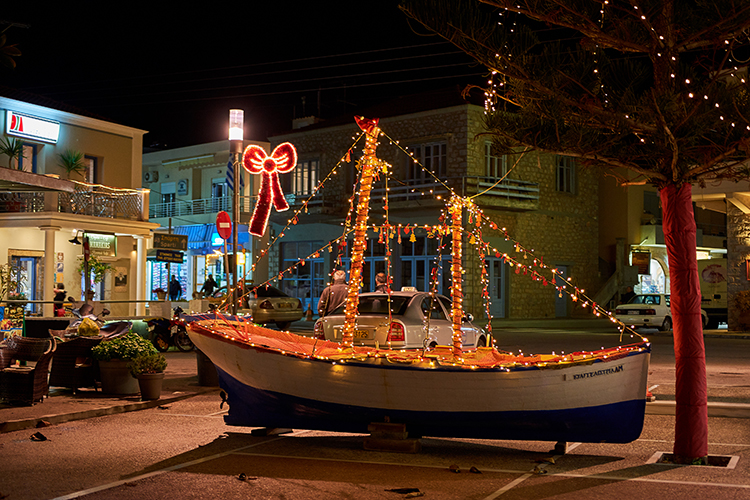 Greek Christmas Boats